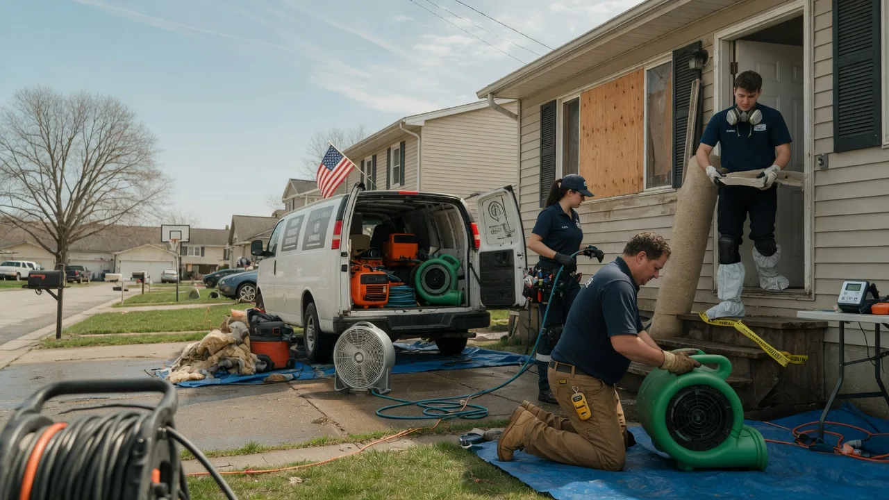 Water Damage Restoration in Pleasantville, IA near me